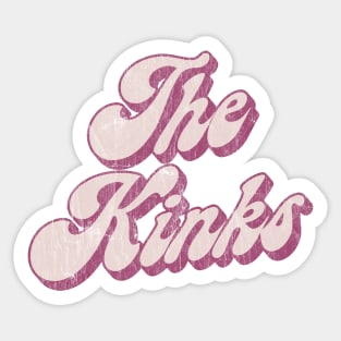 The Kinks  / Retro Faded Style Sticker